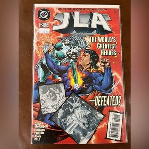 JLA #2 The World's Greatest Heroes Defeated Feb 1997 Issued Comic Rare Comic